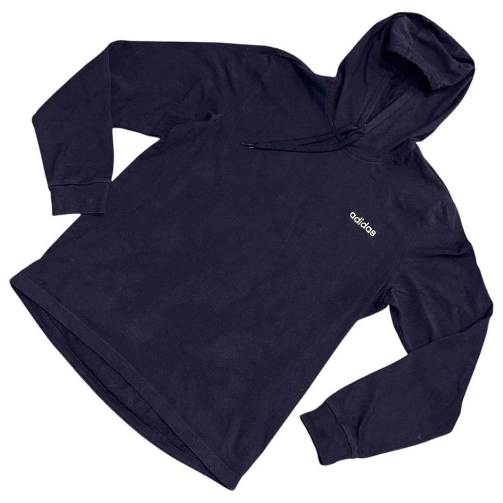 Adidas Navy Blue Hoodie Top Women’s Size Large